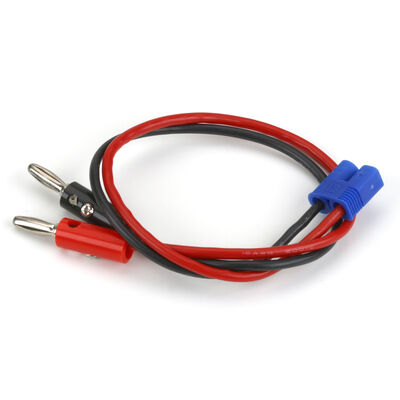 Charge Lead: EC3 Device with 12" Wire & Jacks, 16 AWG Charge Lead: EC3 Device with 12" Wire & Jacks, 16 AWG