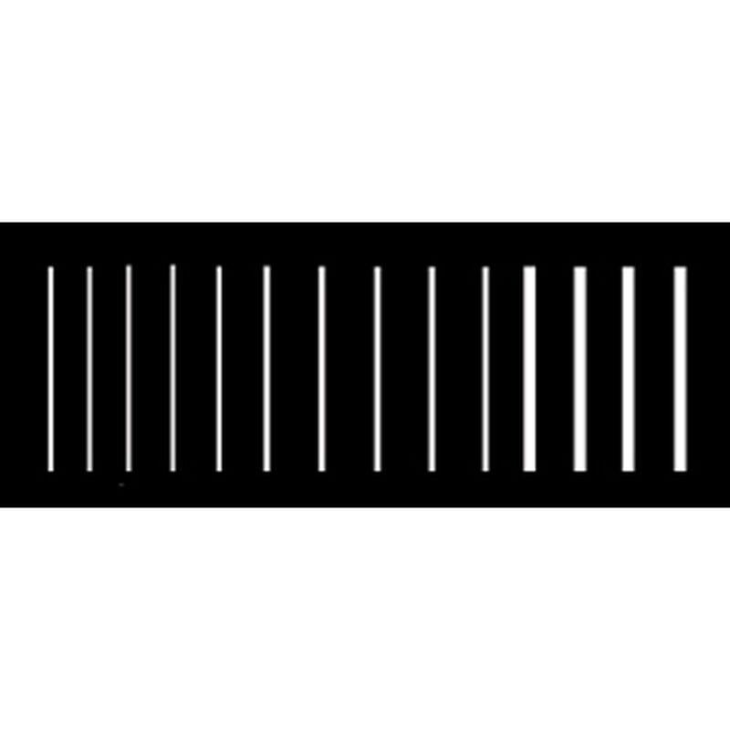 Stripes,  5-5/8" x 8-1/4" White Dry Transfer Decals