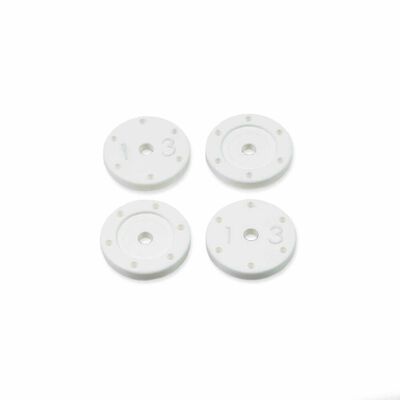 Shock Piston Set (flat/flat, all 16mm shocks, 6x1.3, 4pcs) Shock Piston Set (flat/flat, all 16mm shocks, 6x1.3, 4pcs)