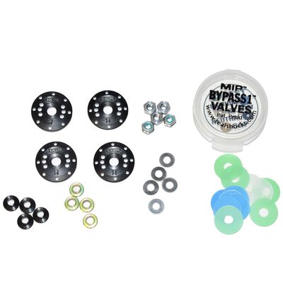 Bypass1âą Tapered Hi-Flow Piston Kit, 8-Hole x 1.2mm, 1/8th Scale Bypass1âą Tapered Hi-Flow Piston Kit, 8-Hole x 1.2mm, 1/8th Scale