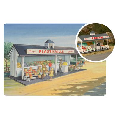 HO Plasticville USA 75TH Anniversary Roadside Stand HO Plasticville USA 75TH Anniversary Roadside Stand