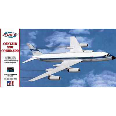 1/135 Convair 990 Coronado Jet Airliner Model Kit with Swivel Stand 1/135 Convair 990 Coronado Jet Airliner Model Kit with Swivel Stand