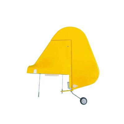 Fin and Rudder Assembly: J-3 Cub 10cc PNP, 82.5" Fin and Rudder Assembly: J-3 Cub 10cc PNP, 82.5"