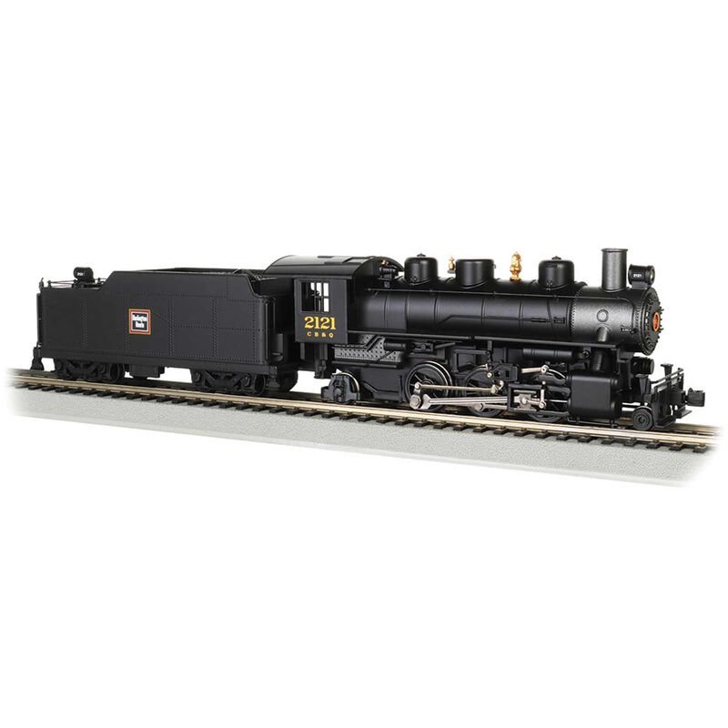 HO PRAIRIE 2-6-2 with Smoke & Tender - CB&Q #2121
