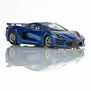 HO 2019 Chevy Corvette C8 Mega G+ Slot Car, Metallic Riptide Blue