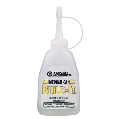 Build-It CA+ Medium Glue 2 oz. Build-It CA+ Medium Glue 2 oz.