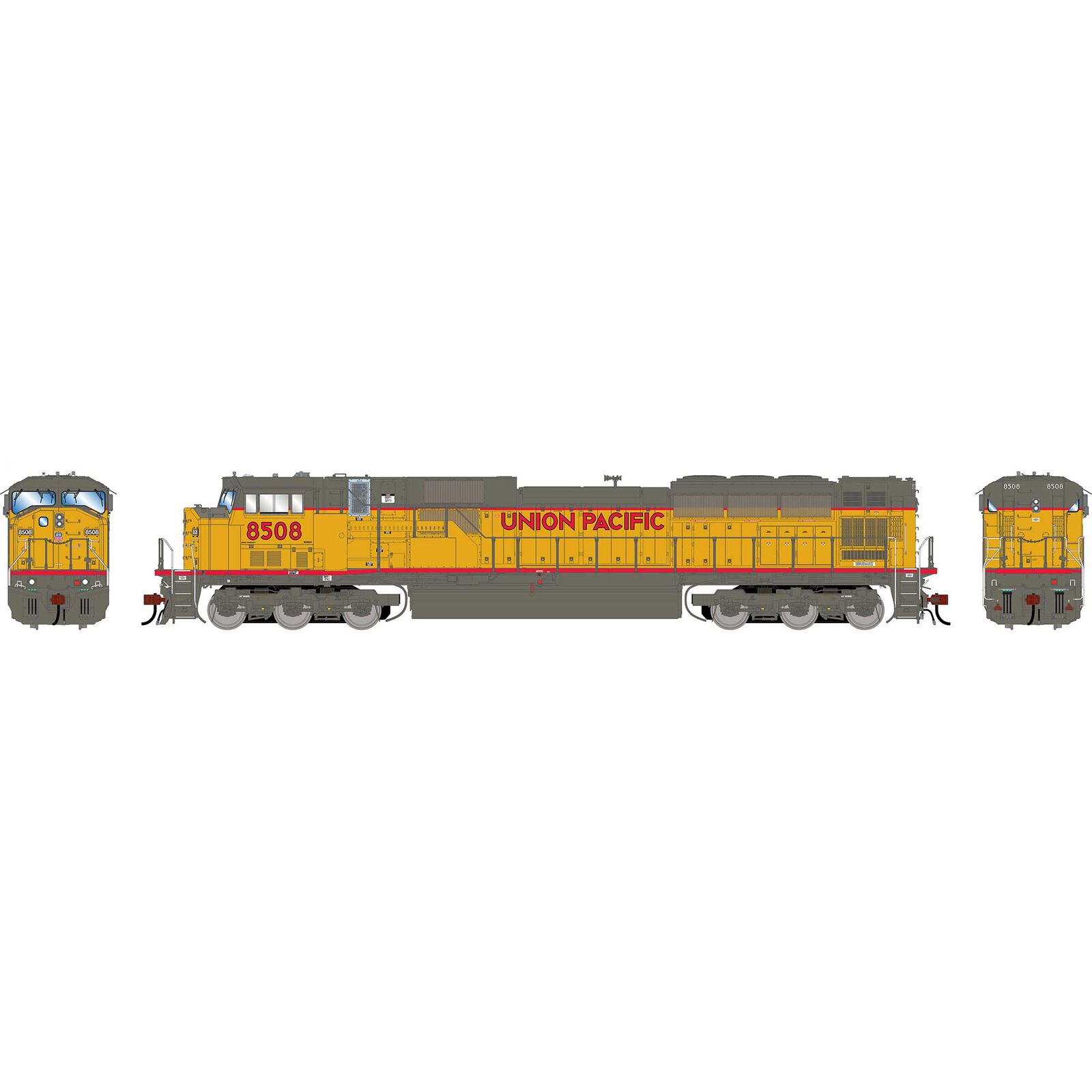 HO GEN SD90MAC-H PH I Locomotive w/DCC & Sound, UP #8508
