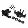 Aluminum Front Steering Knuckle Set, 1/10 Losi Rock Rey 2.0