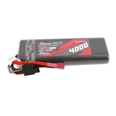 7.4V 4000mAh 2S 60C G-tech Smart Hardcase Lipo Battery: Deans 7.4V 4000mAh 2S 60C G-tech Smart Hardcase Lipo Battery: Deans