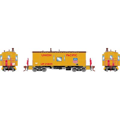 HO ICC CA-11 Caboose with Lights, UP 'Snowbus' #25809 HO ICC CA-11 Caboose with Lights, UP 'Snowbus' #25809