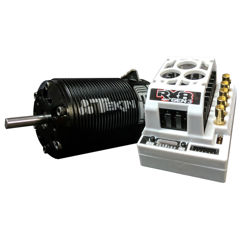 1/8 RX8 Gen3 ESC/T8 Gen3 Brushless Motor Combo, 2050kv