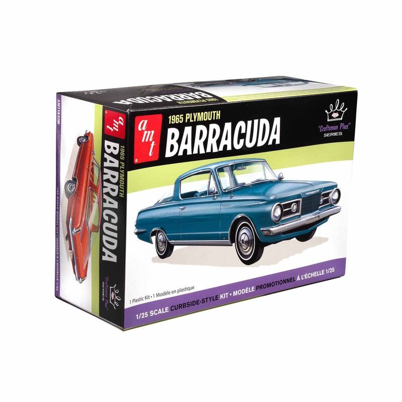 1/25 1965 Plymouth Barracuda Craftsman Plus Model Kit, New Tooling