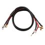 2S / 4S Charge Cable: 5mm battery bullet with 4.0mm bullet Connector to the charger