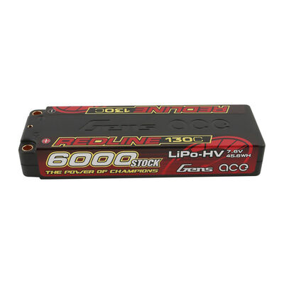 7.6V 6000mAh 2S 130C Hardcase LiHV Battery: 5mm Tubes 7.6V 6000mAh 2S 130C Hardcase LiHV Battery: 5mm Tubes