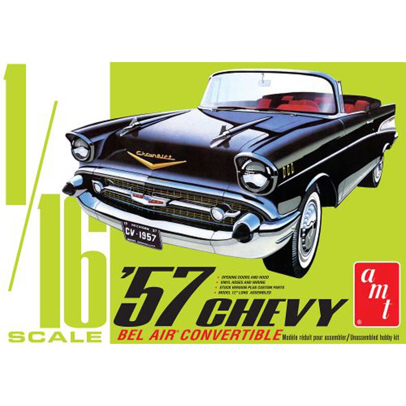 1/16 1957 Chevy Bel Air Convertible Model Kit