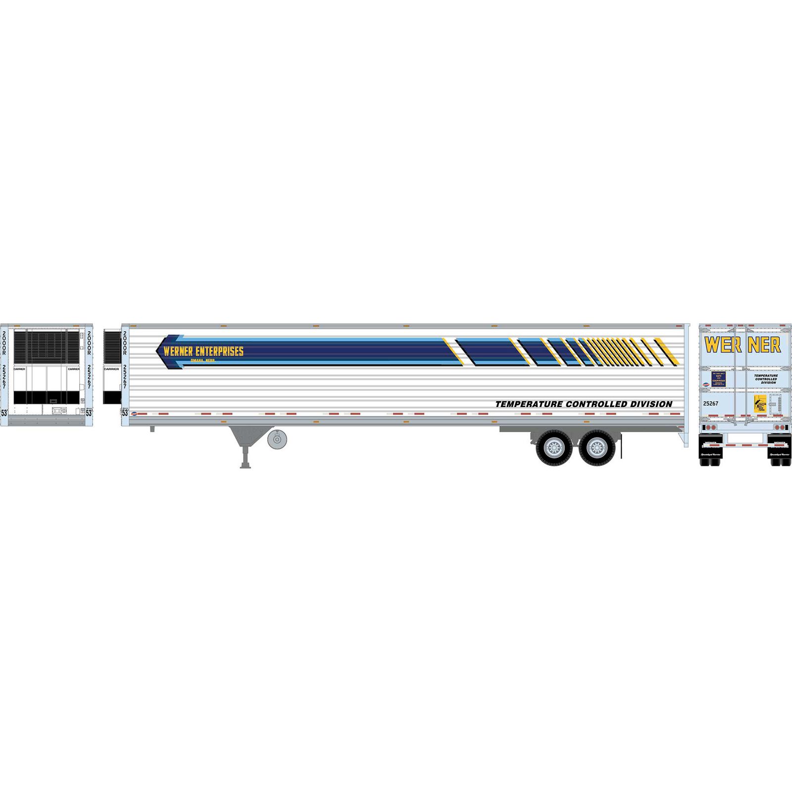 HO ATH 53' Utility Reefer Trailer, Werner #25267