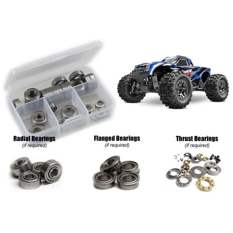 Metal Shielded Bearing Kit, 1/10 Traxxas Stampede 4x4 VXL