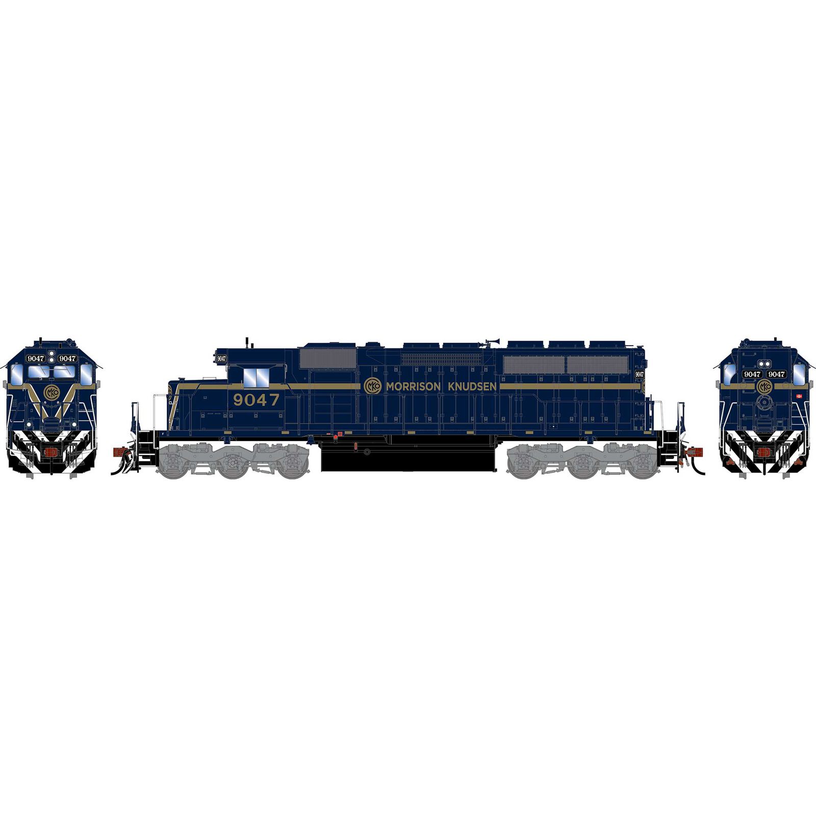 HO ATH SD40M-2 Locomotive, MKCX #9047