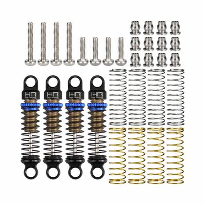 Aluminum 25mm Adjustable Shocks with Three Spring Rates, 1/30 Axial SCX30 Aluminum 25mm Adjustable Shocks with Three Spring Rates, 1/30 Axial SCX30