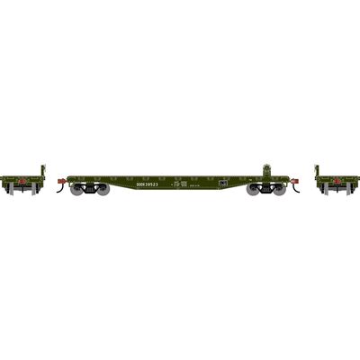 HO RND 50' Flat Car, DODX #39523 HO RND 50' Flat Car, DODX #39523