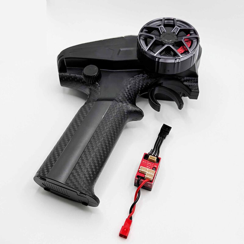 MicroPython Brushless Electronic Speed Control with Built-In Receiver & MicroFlex 4WS Transmitter