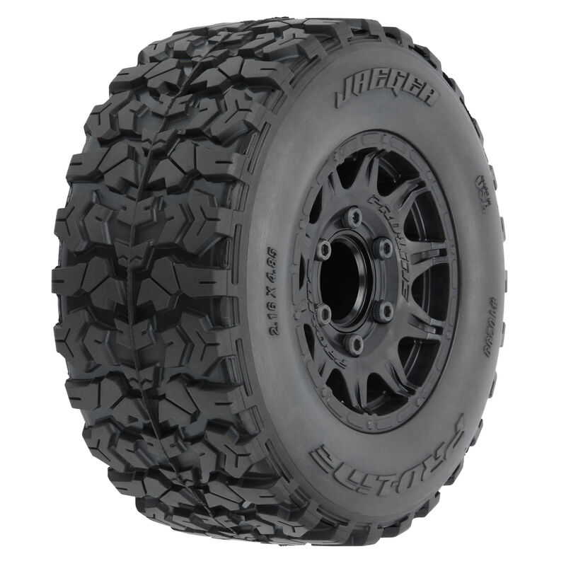1/10 Jaeger HP BELTED F/R 2.8" MT Tires MTD 12mm/14mm Black Raid (2)