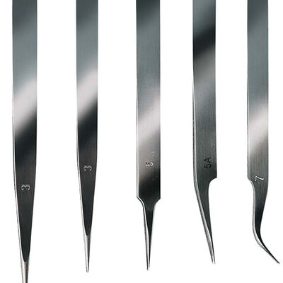 Stainless Steel Extra Fine Tweezer Set 5pc Stainless Steel Extra Fine Tweezer Set 5pc