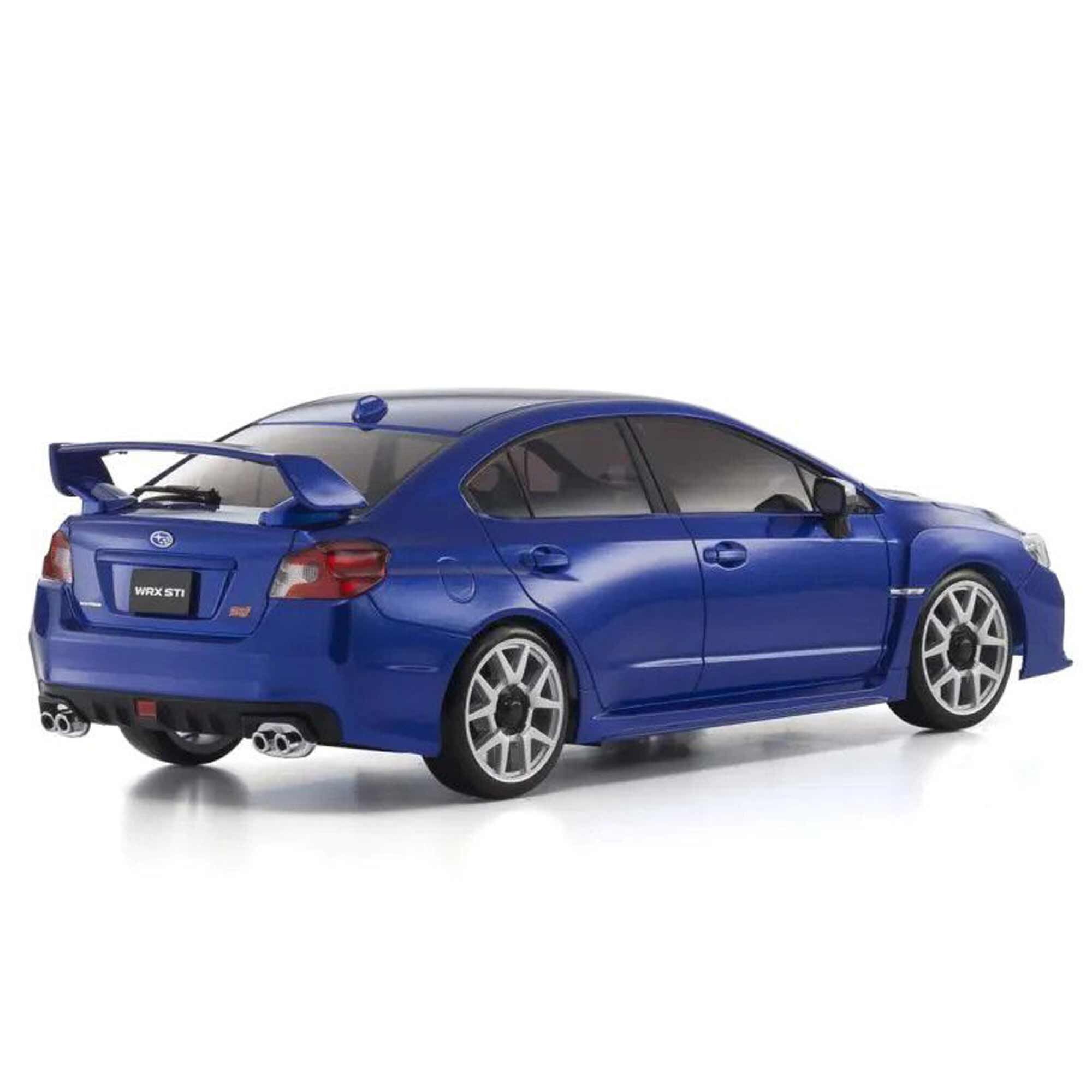 Kyosho 1/28 Subaru WRX STI WR MINI-Z AWD RTR, Blue | Tower Hobbies