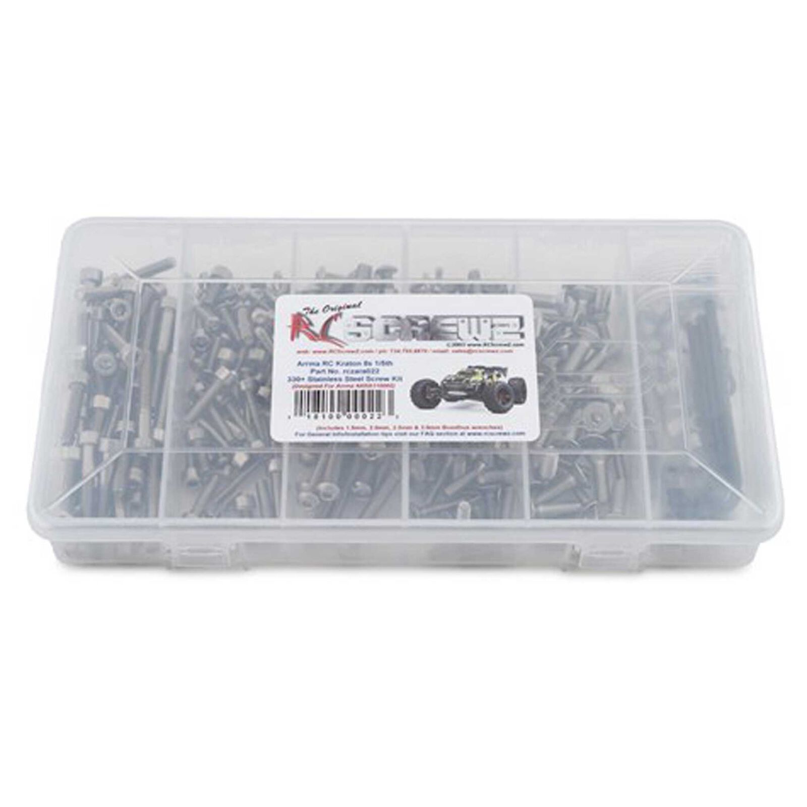 Stainless Steel Screw Kit: ARRMA KRATON 8S 1/5th
