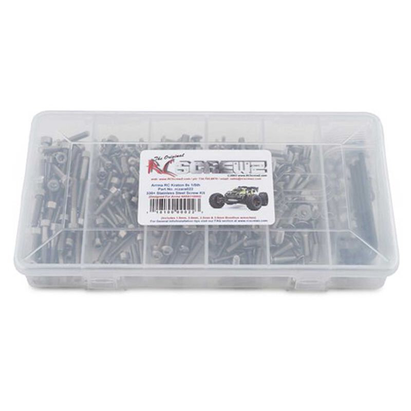 Stainless Steel Screw Kit: ARRMA KRATON 8S 1/5th