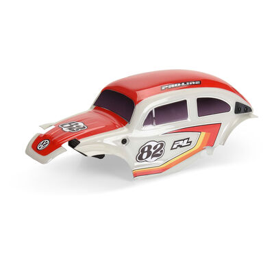 Class 1 VW Bug Red Race Body Conversion Kit and Flat Iron M/T Tires Mounted 12mm Chrome Diablo (4) for ARRMA TYPHON GROM Class 1 VW Bug Red Race Body Conversion Kit and Flat Iron M/T Tires Mounted 12mm Chrome Diablo (4) for ARRMA TYPHON GROM