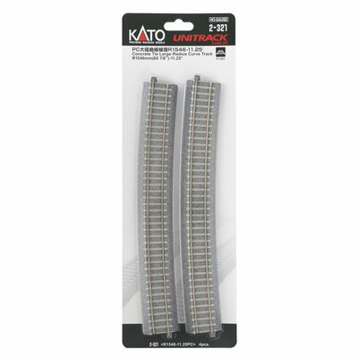 HO Concrete Tie Large-Radius Curve Track R, 1546mm HO Concrete Tie Large-Radius Curve Track R, 1546mm