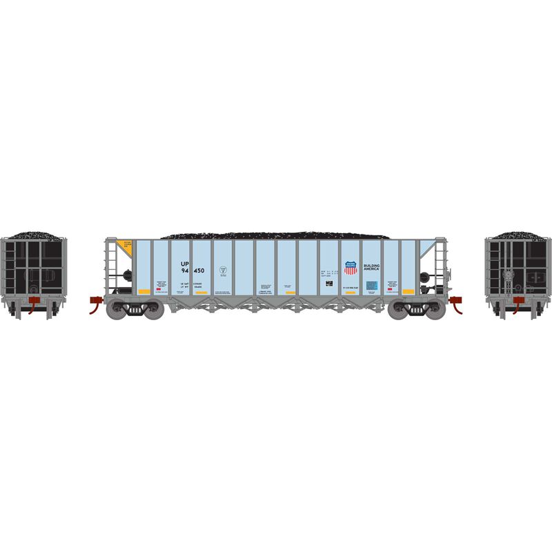 HO Ortner 5-Bay Rapid Discharge Hopper, UP #94450