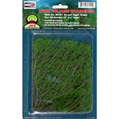 Wire Branches, Lt Green 1.5-3" Wire Branches, Lt Green 1.5-3"