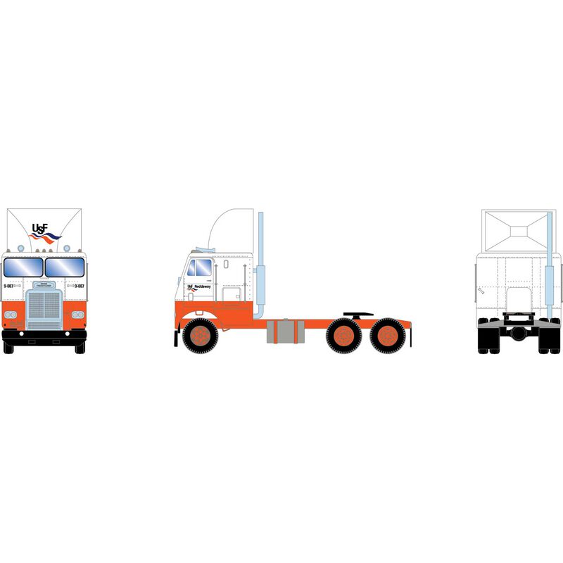 HO ATH Freightliner Double-Axle Tractor, USF #9-887