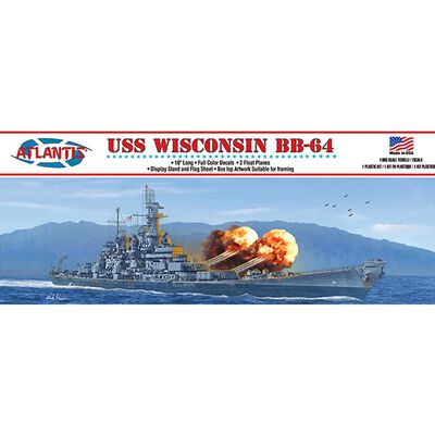 1/665 USS Wisconsin (BB-64) Iowa-Class Battleship Model Kit 1/665 USS Wisconsin (BB-64) Iowa-Class Battleship Model Kit