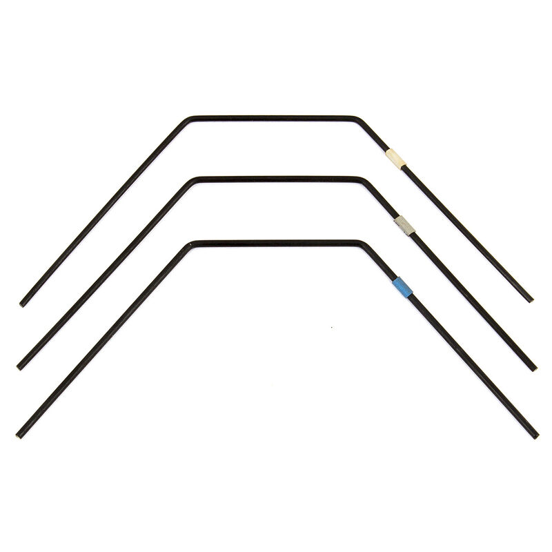 Factory Team Rear Anti-Roll Bar Set, 1/10 Team Associated RC10B6.1