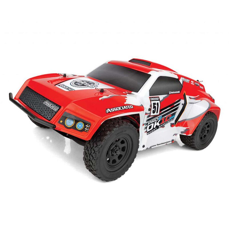 1/10 Pro2 DK10SW Dakar 2WD Buggy RTR, LiPo Combo, Red/White