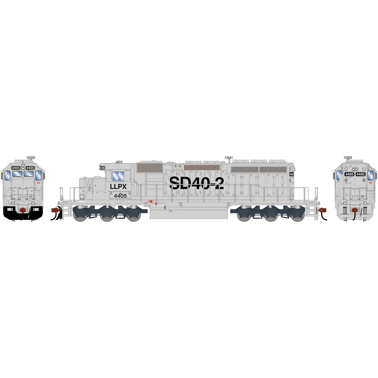 HO ATH SD40-2 Locomotive w/DCC & Sound, LLPX #4405