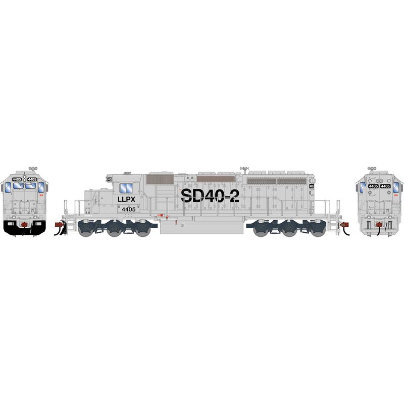 HO ATH SD40-2 Locomotive w/DCC & Sound, LLPX #4405