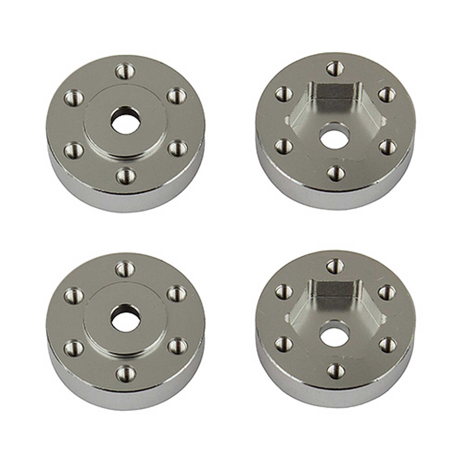 Factory Team Aluminum Beadlock Hex Adapters, 1/10 Element Enduro