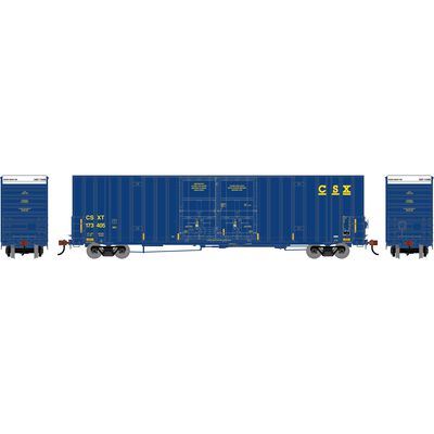 HO ATH 60' Gunderson High Cube Double Door Box Car, CSXT #173405 HO ATH 60' Gunderson High Cube Double Door Box Car, CSXT #173405