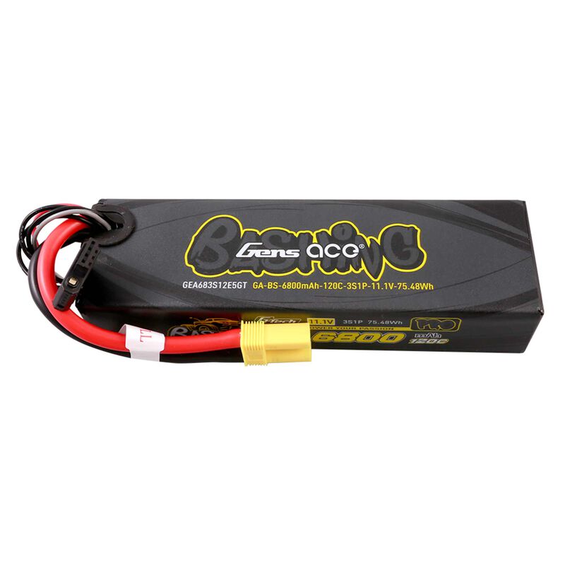 11.1V 6800mAh 3S 120C G-Tech Smart Bashing Hardcase LiPo Battery: EC5