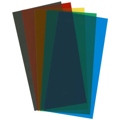 Assortment Transparent Sheets Set 6X12X.010 5 pc Assortment Transparent Sheets Set 6X12X.010 5 pc