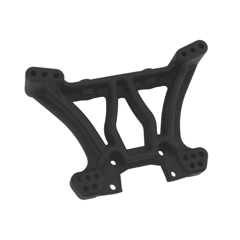 Rear Shock Tower, Black: SLH 4x4, ST 4x4,Rally