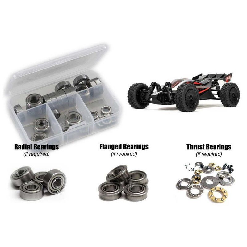 Metal Shielded Bearing Kit, 1/14 ARRMA Typhon GROM 223S BLX