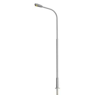 HO Single Arm Streetlight, Gray, Warm LED (3) HO Single Arm Streetlight, Gray, Warm LED (3)