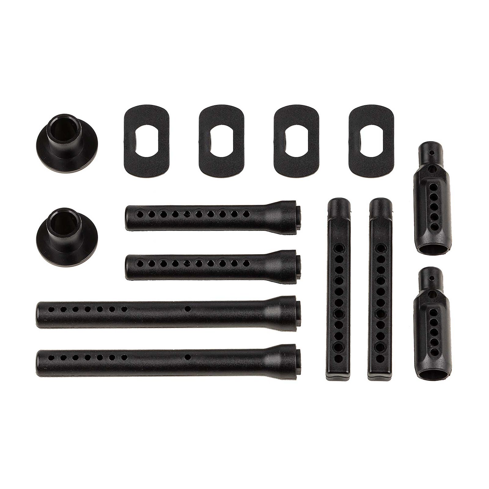 Front & Rear Body Post Set, 1/7 Team Associated SR7