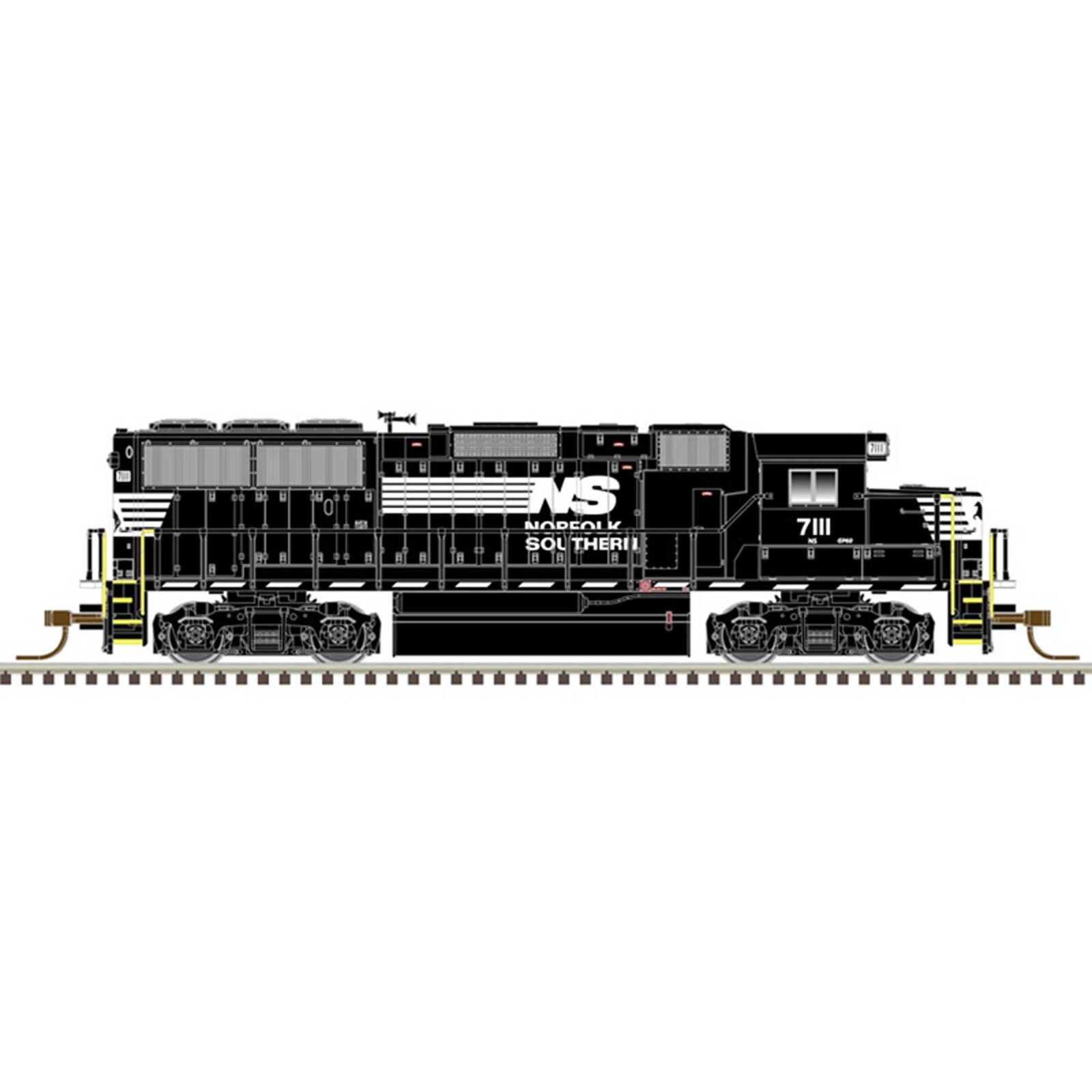 Norfolk Southern 7133 (Black White)