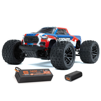 1/18 GRANITE GROM 4X4 RTR Brushed Monster Truck (Battery & Charger Included), Blue 1/18 GRANITE GROM 4X4 RTR Brushed Monster Truck (Battery & Charger Included), Blue